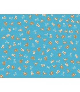 Hoja Fina Decopatch 50 x 40 cm Ositos Fondo Azul-Infantil-Batallon Manualidades
