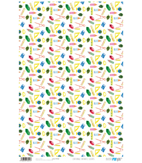 Papel Cartonaje 32 x 48,3 cm Infantil Colores-Infantil.-Batallon Manualidades