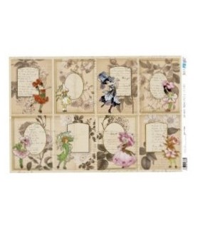 Papel Cartonaje 32 x 48,3 cm Marcos Hadas de las Flores-Surtidos-Batallon Manualidades