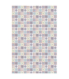 Papel Cartonaje 32 x 48,3 cm Mosaico-Casita de Muñecas.-Batallon Manualidades