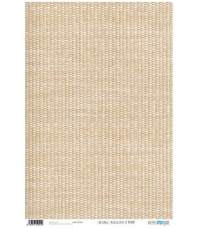 Papel Cartonaje 32 x 48,3 cm Entrelazado de Mimbre-Casita de Muñecas.-Batallon Manualidades