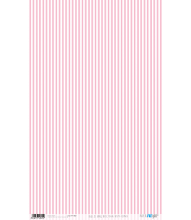 Papel de Arroz Decorado 33 x 54 cm Basic Rayas Rosita - Blanco-Estampados-Batallon Manualidades