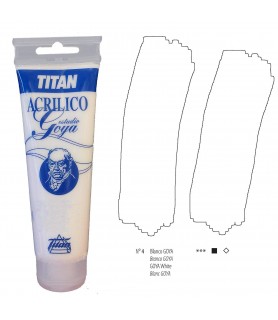 Blanco titan -Acrilico Estudio Goya - Titan-Batallon Manualidades