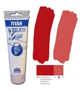 Rojo titan oscuro nº36-Acrilico Estudio Goya - Titan-Batallon Manualidades