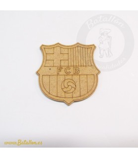 Troquel Escudo de Futbol  Barcelona-Marcos y otras Formas-Batallon Manualidades