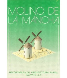 Recortable Arquitectura Rural Molino de la Mancha-Recortables Arquitectura Rural-Batallon Manualidades