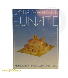 Recortable Monumentos de España Sta Maria de Eunate-Recortables Monumentos-Batallon Manualidades