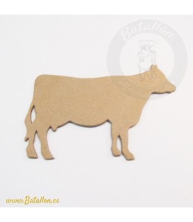 Figura de Papel mache Vaca 16 cm-Outlet-Batallon Manualidades