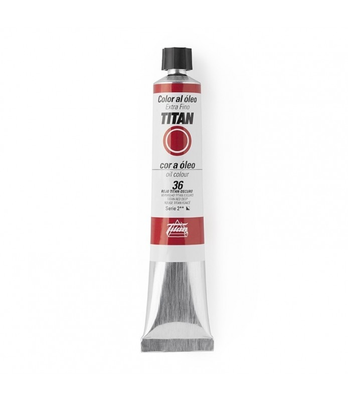 Oleo Titán  20 ml - 36 Rojo Titan oscuro	