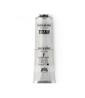 Oleo Titán 20 ml - 1 Blanco titanio-Tubo Oleo Titán 20 ml-Batallon Manualidades