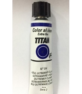 Tubo Oleo Titán 60 ml Azul ultramar claro 54	-Tubo Oleo Titan 60 ml-Batallon Manualidades
