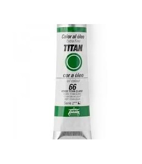 Tubo Oleo Titán 60 ml Verde Titan Claro 66	-Tubo Oleo Titan 60 ml-Batallon Manualidades