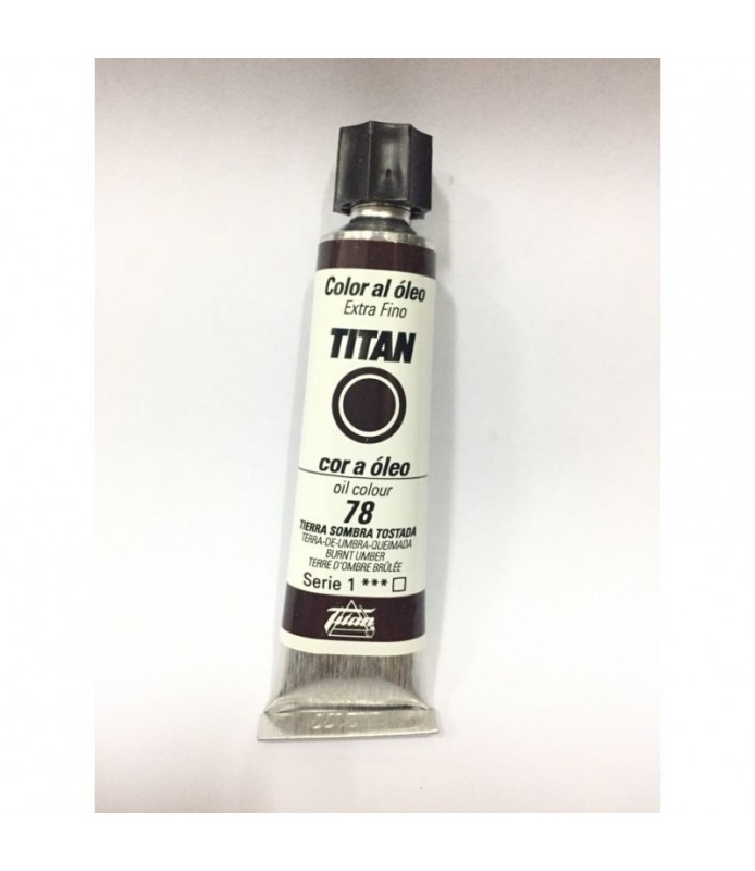 Tubo Oleo Titán 60 ml Tierra sombra tostada 78	