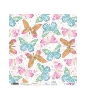 Papel de Arroz 30 x 30 cm Piu Bella Mariposas-Decorado 30 x 30 cm-Batallon Manualidades