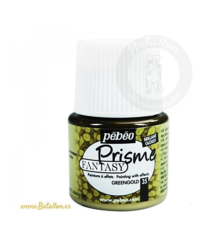 Prisme Fantasy Pebeo Verde Oro-Prisme Fantasy Pebeo-Batallon Manualidades