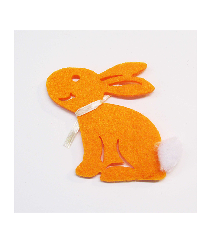Conejo de Fieltro Naranja