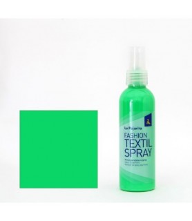 Pintura textil en Spray La Pajarita Verde Fluor-Pintura Textil en Spray La Pajarita-Batallon Manualidades