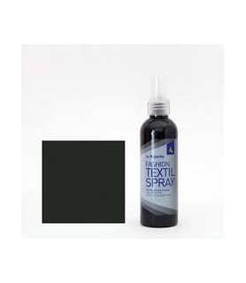 Pintura Textil en Spray La Pajarita 100 ml Negro-Pintura Textil en Spray La Pajarita-Batallon Manualidades