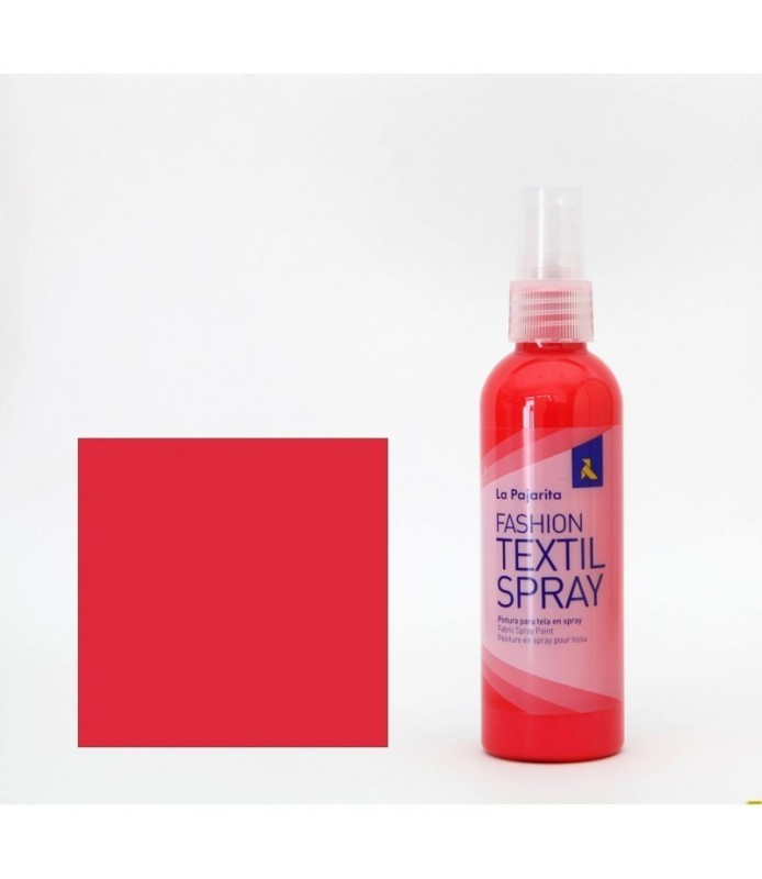 Pintura Textil en Spray La Pajarita 100 ml Rojo