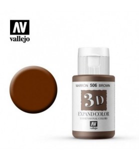 3D Expand Color 35 ml Vallejo Marrón 506-Pintura 3D Expand Color-Batallon Manualidades