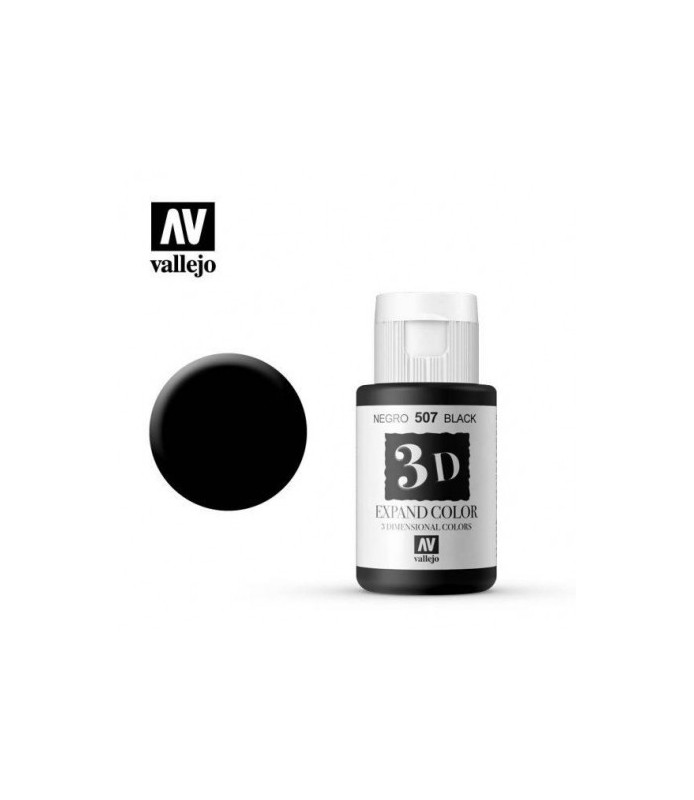 3D Expand Color 35 ml Vallejo Negro 507