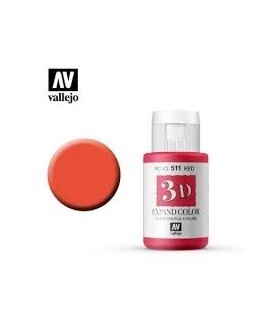 3D Expand Color 35 ml Vallejo  Rojo 511-Pintura 3D Expand Color-Batallon Manualidades