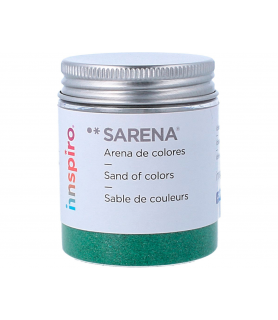 Arena de Colores 110 g Sarena Verde Hoja-Arenas de Colores-Batallon Manualidades