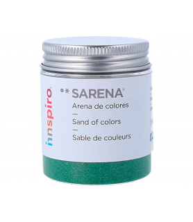 Arena de Colores 110 g Sarena Verde Hoja