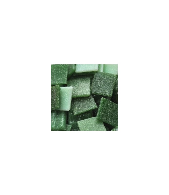 50 Piezas de Mosaico Vitreo 1 x 1 cm Sinache Verde