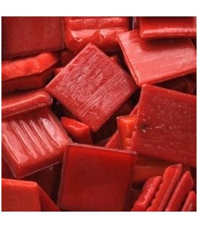 200 g de Teselas Vitreas 1 x 1 cm Rojo-Teselas Vítreas 1 x 1 cm-Batallon Manualidades