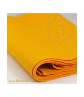 Fieltro de Lana 25 x 25 cm  Amarillo medio-Fieltro de Lana 25 x 25 cm-Batallon Manualidades