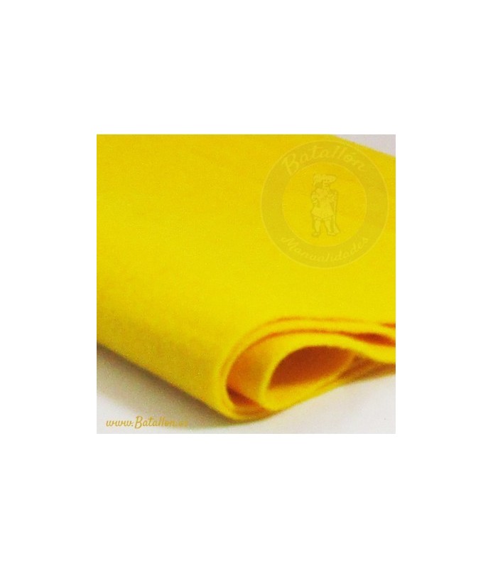 Fieltro de Lana 100 x 180 cm Amarillo