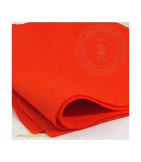 Fieltro de Lana 100 x 180 cm Naranja-Fieltro de Lana 100 x 180 cm-Batallon Manualidades