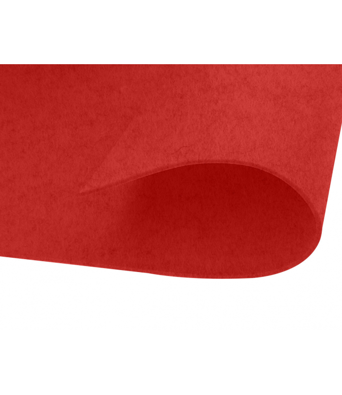 Hoja de Fieltro 4 mm de 70 cm x 45 cm Efco Rojo