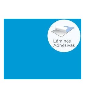 Lamina 20 x 30 cm - 2 mm Adhesiva  Azul  08-Lamina 20 x 30 cm - 2 mm Adhesiva-Batallon Manualidades