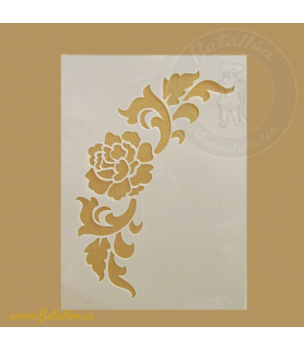 Plantilla Estarcido 20 x 30 cm Cenefa Rosa-Plantillas de Cenefas-Batallon Manualidades