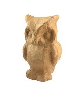Animales Mache Buho Grande 10 x 11,5 x 21 cm