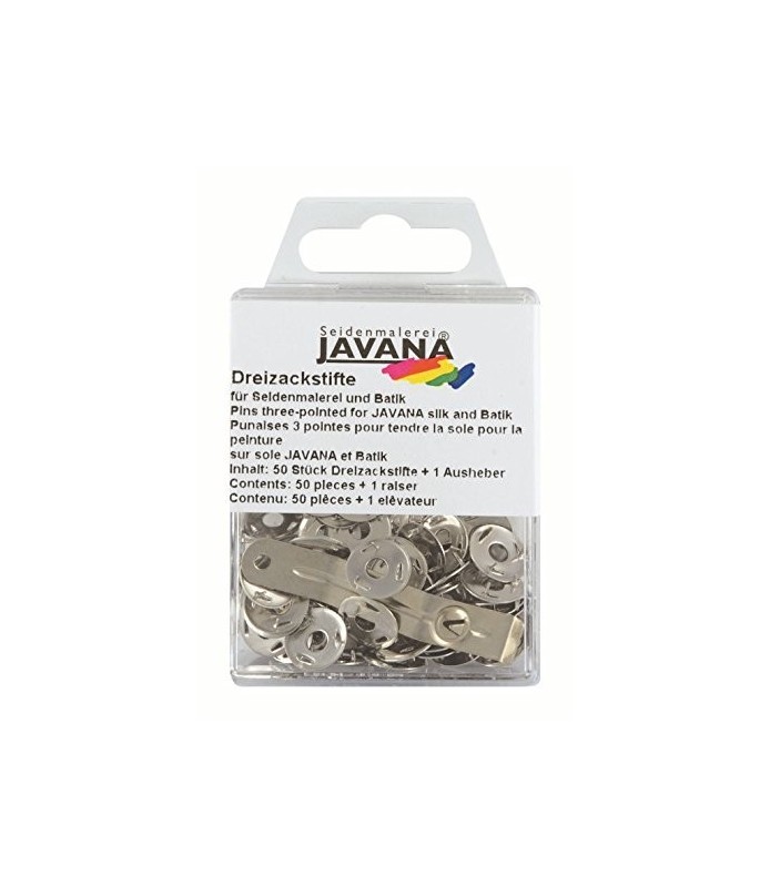 50 Chinchetas de 3 puntas - Javana-Accesorios para Seda-Batallon Manualidades