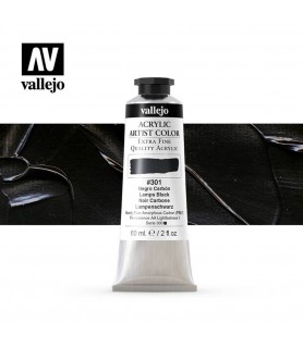 Acrylic Artist 20 ml. Negro Carbón 301 Vallejo-Acrylic Artist Color Vallejo-Batallon Manualidades