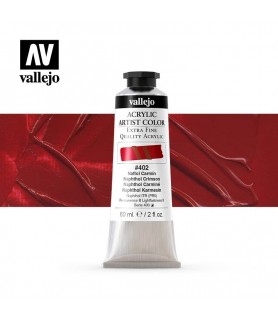 Acrylic Artist 20 ml Carmin Naftol 402 Vallejo-Acrylic Artist Color Vallejo-Batallon Manualidades