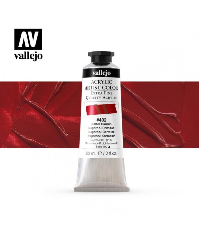 Acrylic Artist 20 ml Carmin Naftol 402 Vallejo