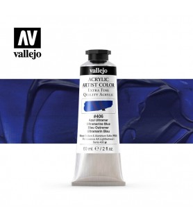 Acrylic Artist 20 ml Azul Ultramar 406 Vallejo-Acrylic Artist Color Vallejo-Batallon Manualidades