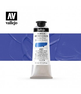 Acrylic Artist 20 ml. Azul Cobalto 421 Vallejo-Acrylic Artist Color Vallejo-Batallon Manualidades
