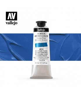 Acrylic Artist 20 ml Azul Cobalto Ceruleo 814 Vallejo-Acrylic Artist Color Vallejo-Batallon Manualidades