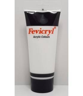 Fevicryl Pintura acrilica tubo 75 ml Blanco-Acrílico Fevicryl-Batallon Manualidades