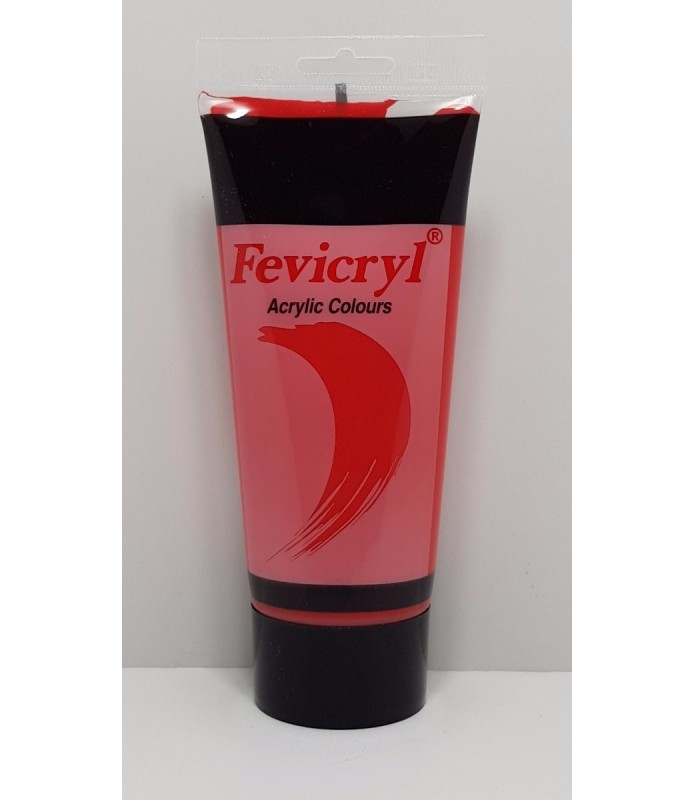 Fevicryl Pintura acrilica tubo 75 ml Rojo