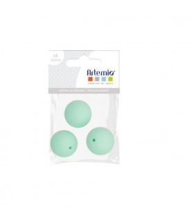 Bolas de Silicona Bolas 15 mm (3 unid ) Verde-Bolas de Silicona-Batallon Manualidades