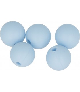 Bolas de Silicona Bolas 1 cm ( 5 unid ) Azul-Bolas de Silicona-Batallon Manualidades