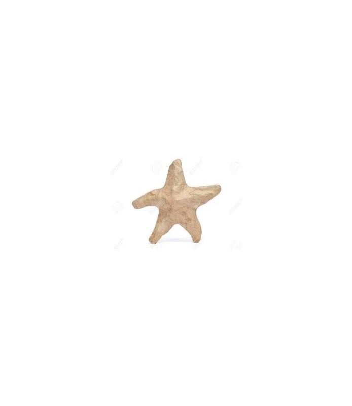 Figuras Mache Estrella de Mar 13 x 11,5 x 1 cm-Figuras de Papel Mache-Batallon Manualidades