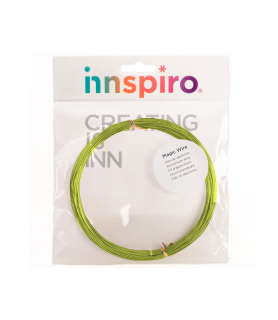 Hilo de Aluminio 2 mm - 5 mt Verde Manzana